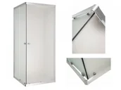 Kabiny prysznicowe - Invena Parla kabina prysznicowa 90x90 cm kwadratowa szkło mrożone AK-48-191 IN_AK-48-191 - miniaturka - grafika 1