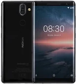 Telefony komórkowe - Nokia 8 Sirocco 128GB Czarny - miniaturka - grafika 1