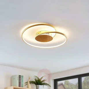 LINDBY Lindby Joline lampa sufitowa LED, złota, 45 cm - Lampy sufitowe - miniaturka - grafika 2