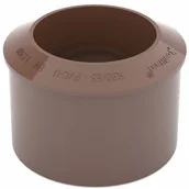 Rynny i akcesoria - Cellfast Redukcja 90/63 mm PVC brąz - miniaturka - grafika 1