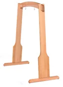 Wróżbiarstwo i radiestezja - Drewniany stojak na gong (do średnicy 60 cm) - wersja wysoka 155 cm stojak60cm-wysoki - miniaturka - grafika 1