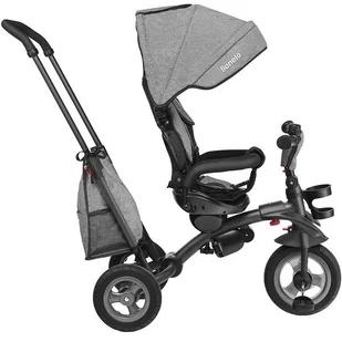 LIONELO Tris 2w1 Stone grey - Rowerki trójkołowe - miniaturka - grafika 4