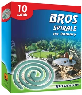 Bros SPIRALA NA KOMARY GERANIUM A'10 - Preparaty na chwasty i szkodniki - miniaturka - grafika 2