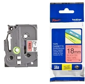 Ta$273ma do Brother TZe-441 czerwone tło/czarny nadruk 18mm x 8m zamiennik - Etykiety do drukarek - miniaturka - grafika 3
