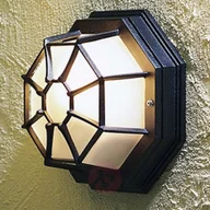 Lampy ścienne - Konstsmide WALL ROOF czarna - miniaturka - grafika 1