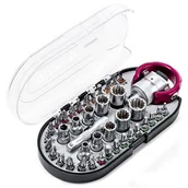 Bity - TROTEC 40-częściowy zestaw bitów i kluczy nasadowych - miniaturka - grafika 1