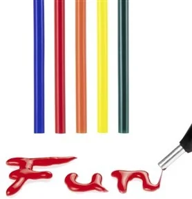 TROTEC Zestaw sztyftów topliwego kleju kolorowy, 50 sztuk ( 11 mm) - Kleje i inne preparaty budowlane - miniaturka - grafika 3