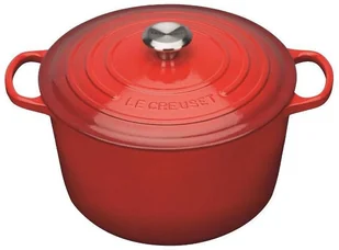 Le Creuset Garnek Signature, Brytfanna głęboka 26cm 21195260602430 - Garnki - miniaturka - grafika 4