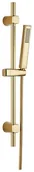 Zestawy prysznicowe - Laveo Zestaw natryskowy na drążku POLA złoty NAP_G1A1 NAP_G1A1 - miniaturka - grafika 1