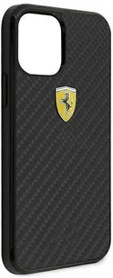 Ferrari FERCAHCP12SBK iPhone 12 mini 5,4" czarny/black hardcase On Track Real Carbon hurtel-65639-0 - Etui i futerały do telefonów - miniaturka - grafika 7