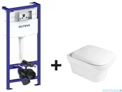 Stelaże i zestawy podtynkowe do WC - Oltens zestaw podtynkowy stelaż + miska Gulfoss z deską wolnoopadającą 50001000/42008000 - miniaturka - grafika 1