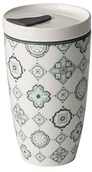 Kubki - Villeroy & Boch Jade kubek Coffee-To-Go-, naczynia z wysokiej jakości porcelany premium 350 ML, zielony, 9.1 x 9.1 x 15.6 cm 10-4230-9610 - miniaturka - grafika 1