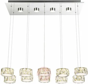 Globo Lighting Oświetlenie Amur Lampa Wisząca LED Chrom, 1-punktowy 49350-92H - Lampy sufitowe - miniaturka - grafika 4