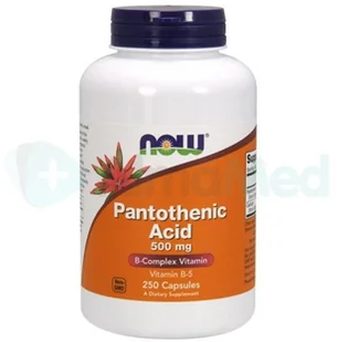 Now Foods NOW Pantothenic Acid 500mg 250caps - Witaminy i minerały dla sportowców - miniaturka - grafika 3