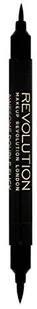 Makeup Revolution London London Awesome Double Flick eyeliner 1 g dla kobiet Black - Eyelinery - miniaturka - grafika 4