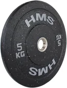 Obciążenia - HMS Obciążenie olimpijskie gumowane HTBR05 5 kg - 27599-uniw - miniaturka - grafika 1