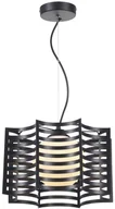 Lampy sufitowe - Lampa wisząca Laria 1 x 40 W E27 czarna 328801-02 - miniaturka - grafika 1
