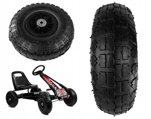 Koło do Gokarta A15 Czarne - Jeździki dla dzieci - miniaturka - grafika 2