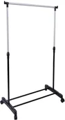 Wieszaki i stojaki - Wieszak stojący na kółkach VERA regulowany - pojedynczy - miniaturka - grafika 1