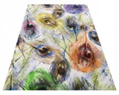 Dywany - Kolorowy prostokątny dywan w pawie pióra B2-T63 - miniaturka - grafika 1