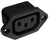 Listwy zasilające - Gniazdo IEC320 C13 10A komputerowe do obudowy - miniaturka - grafika 1