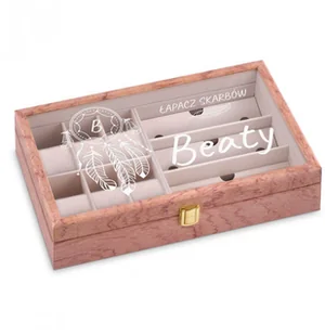 Murrano Drewniana szkatułka na zegarki i okulary z grawerem SZKT-RD-OK-020 - Pudełka i szkatułki - miniaturka - grafika 8