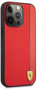 Ferrari FESAXHCP13XRE iPhone 13 Pro Max 6,7" czerwony/red hardcase On Track Carbon Stripe hurtel-78868-0 - Etui i futerały do telefonów - miniaturka - grafika 4