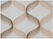 Tapety - Tapeta Winylowa 3D Fale Pasy Paski Tapety Ścienne - miniaturka - grafika 1