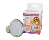 Żarówki LED - PREMIUM Żarówka LED GU10 1W SMD2835 czerwona LUX01614 - miniaturka - grafika 1