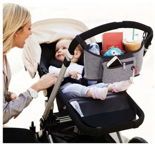 Skip Hop Organizer do wózka Grab and Go heather grey - Torby i organizery dla mam - miniaturka - grafika 8