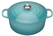 Brytfanny - Le Creuset rondel żeliwny, 24 cm, z serii Signature 21177241702430 - miniaturka - grafika 1