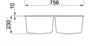 Elleci QUADRA 350 GRANITEK BIANCO TITANO BSO LGQ35068BSO - Zlewozmywaki - miniaturka - grafika 4