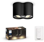 Lampy sufitowe - Philips 56332/30/P6 - LED Oświetlenie ściemnialne HUE PILLAR 2xGU10/5W/230V + ZS - miniaturka - grafika 1