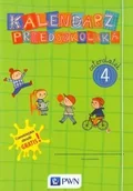 Kalendarze - Wydawnictwo Szkolne PWN Kalendarz przedszkolaka. Czterolatek Teczka + Czarodziejskie obrazki - miniaturka - grafika 1