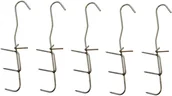 Akcesoria do grilla - Haki Potrójne do wędzenia Ryb 5szt Nierdzewne Inox - miniaturka - grafika 1