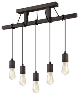 Lamkur Żyrandol na lince LEON 5xE27/60W/230V - Lampy sufitowe - miniaturka - grafika 4