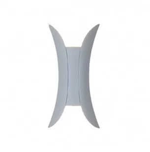 Abigali Zewnętrzna LAMPA ścienna AGI KMW2X5WW Abigali ogrodowa OPRAWA elewacyjna LED 10W 3000K outdoor IP65 biała KMW2X5WW - Lampy ogrodowe - miniaturka - grafika 2