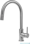 Baterie kuchenne - Omnires Y bateria zlewozmywakowa z wyciąganą wylewką stal nierdzewna Y1255IN | - miniaturka - grafika 1
