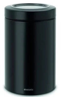 Brabantia Pojemnik z okienkiem w pokrywie - 1.4L Czarny matowy 484582 - Pojemniki kuchenne - miniaturka - grafika 3
