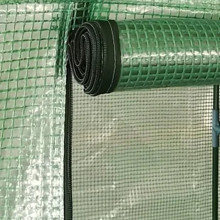 vidaXL Szklarnia ogrodowa, stalowa konstrukcja, 0,5 m, 1x0,5x1,9 m - Szklarnie ogrodowe - miniaturka - grafika 3