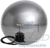 Piłki do ćwiczeń - Movit Piłka gimnastyczna z pompką - 75 cm - srebrna - miniaturka - grafika 1