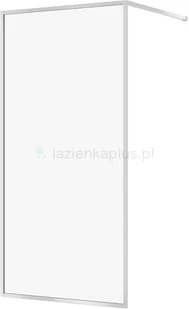 CERSANIT Kabina prysznicowa WALK-IN LARGA chrom 100x200 szkło transparentne S932-136 - Kabiny prysznicowe - miniaturka - grafika 2