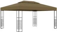 Altany ogrodowe - vidaXL Altana, 3 x 4 m, taupe, 180 g/m - miniaturka - grafika 1