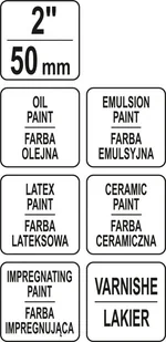 Yato Pędzel angielski płaski 2K 2" YT-54542 - Pędzle - miniaturka - grafika 3