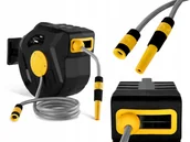 Węże ogrodowe i zraszacze - Zwijacz Na Wąż Ogrodowy Na Bębnie 20 + 2 m 3/4 - miniaturka - grafika 1