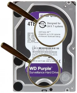 DYSK DO REJESTRATORA HDD-WD40PURZ 4TB 24/7 WESTERN DIGITAL HDD-WD40PURZ - Akcesoria do monitoringu - miniaturka - grafika 3