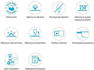 Deante stal dekor Soul ZEO351A - Zlewozmywaki - miniaturka - grafika 4