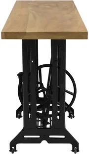 vidaXL vidaXL Stolik konsola, z podstawy maszyny do szycia, 110x40x75 cm - Konsole i sekretarzyki - miniaturka - grafika 3