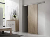 Drzwi wewnętrzne - Topeshop Drzwi Przesuwne Komplet Greg 86X205 CM Sonoma - miniaturka - grafika 1