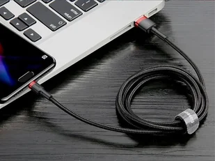 Baseus Kabel CALKLF-C19 Lightning M USB 20 M 2m kolor czarno-czerwony - Kable USB - miniaturka - grafika 9